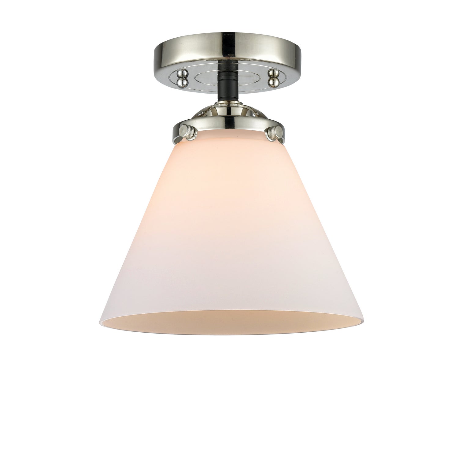 Innovations - 284-1C-BPN-G41 - One Light Semi-Flush Mount - Nouveau - Black Polished Nickel