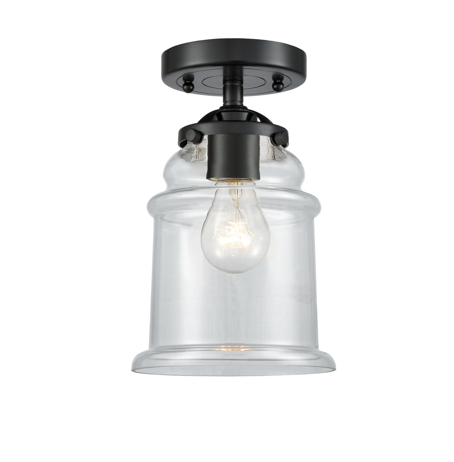 Innovations - 284-1C-OB-G182 - One Light Semi-Flush Mount - Nouveau - Oil Rubbed Bronze
