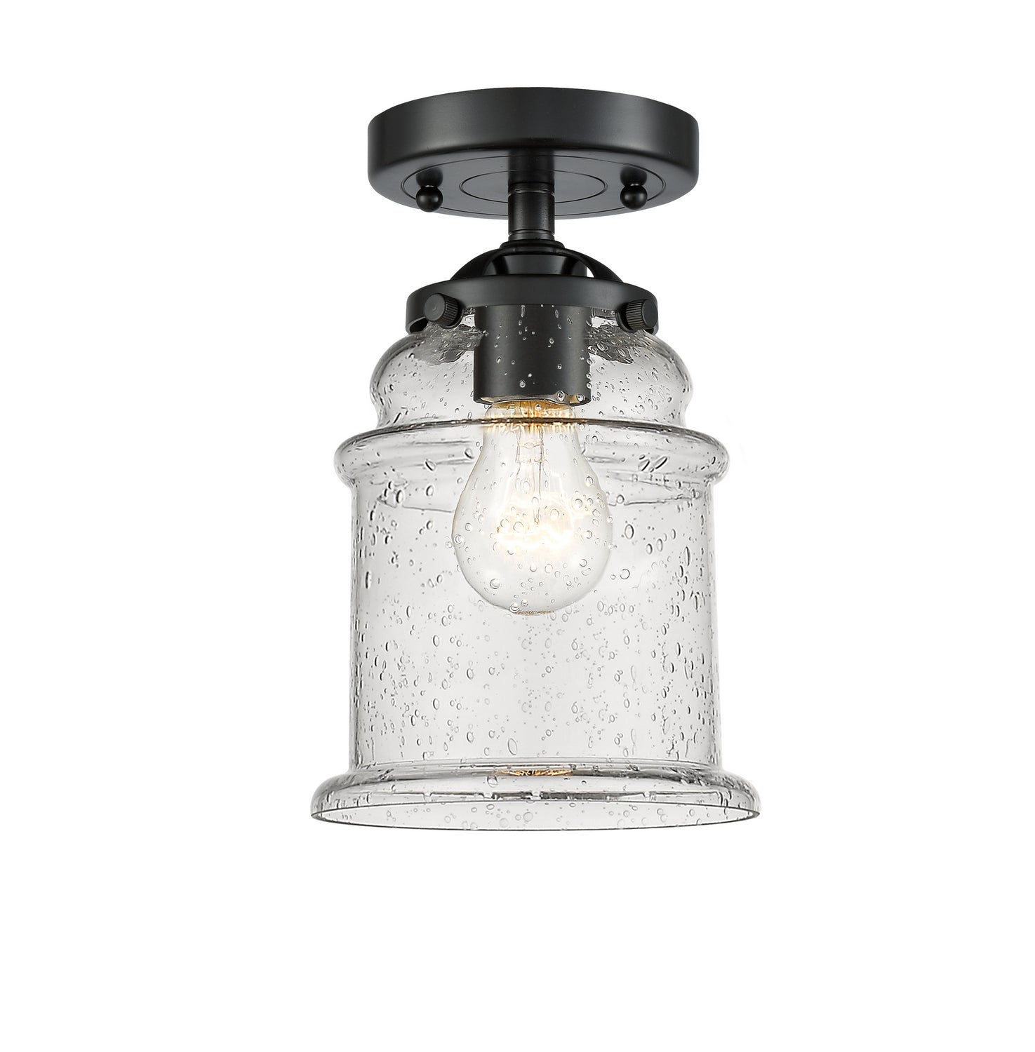 Innovations - 284-1C-OB-G184 - One Light Semi-Flush Mount - Nouveau - Oil Rubbed Bronze