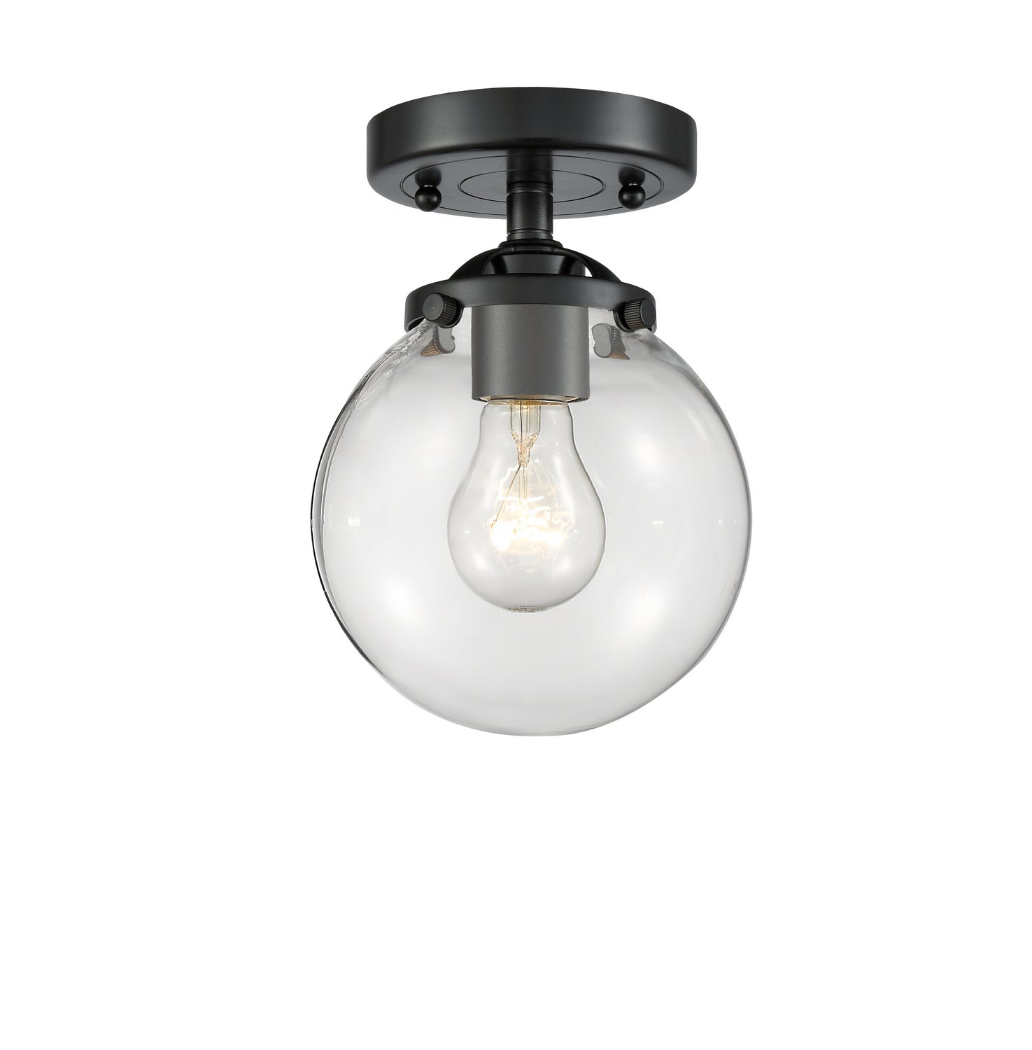 Innovations - 284-1C-OB-G202-6 - One Light Semi-Flush Mount - Nouveau - Oil Rubbed Bronze