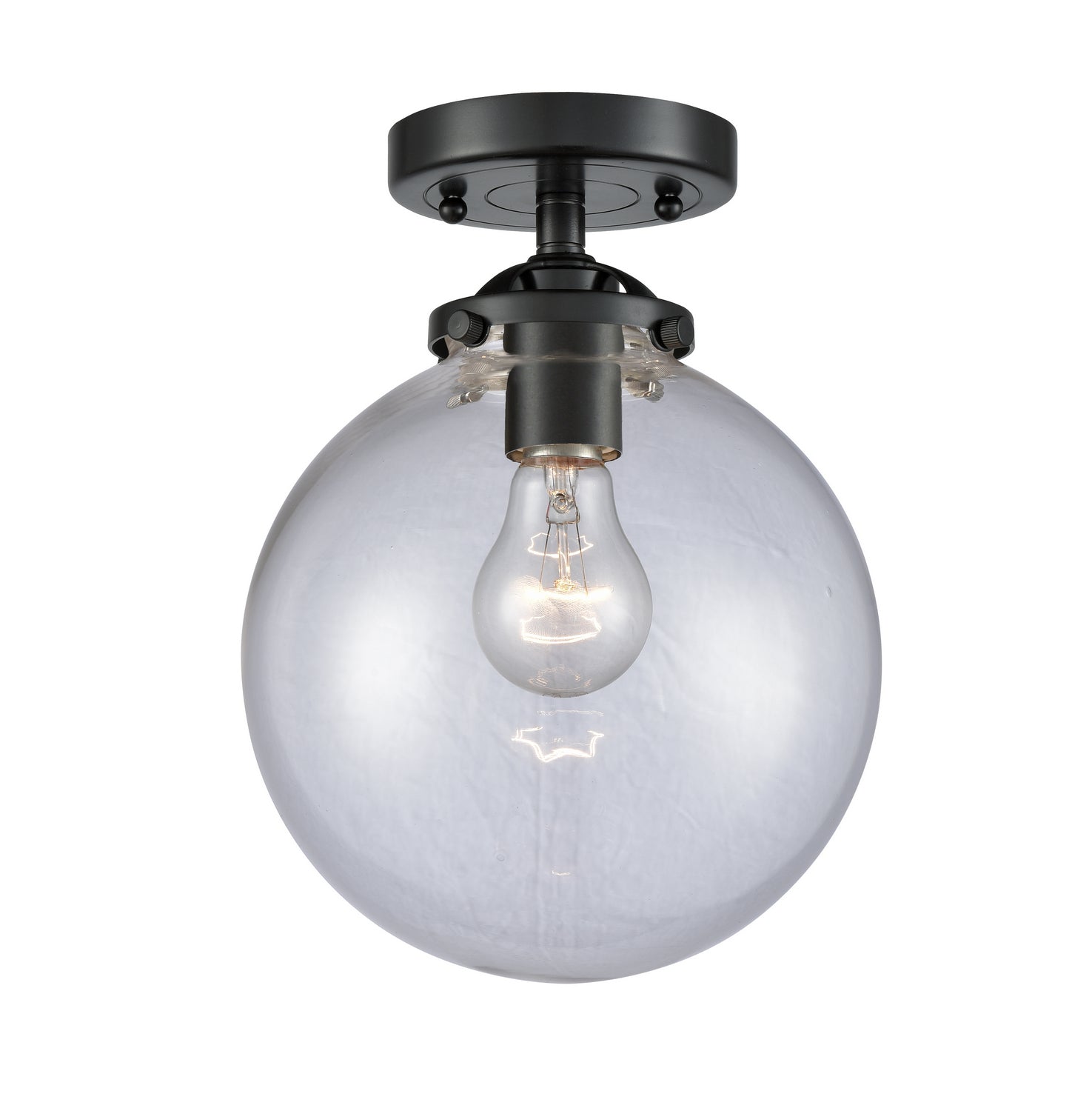 Innovations - 284-1C-OB-G202-8 - One Light Semi-Flush Mount - Nouveau - Oil Rubbed Bronze