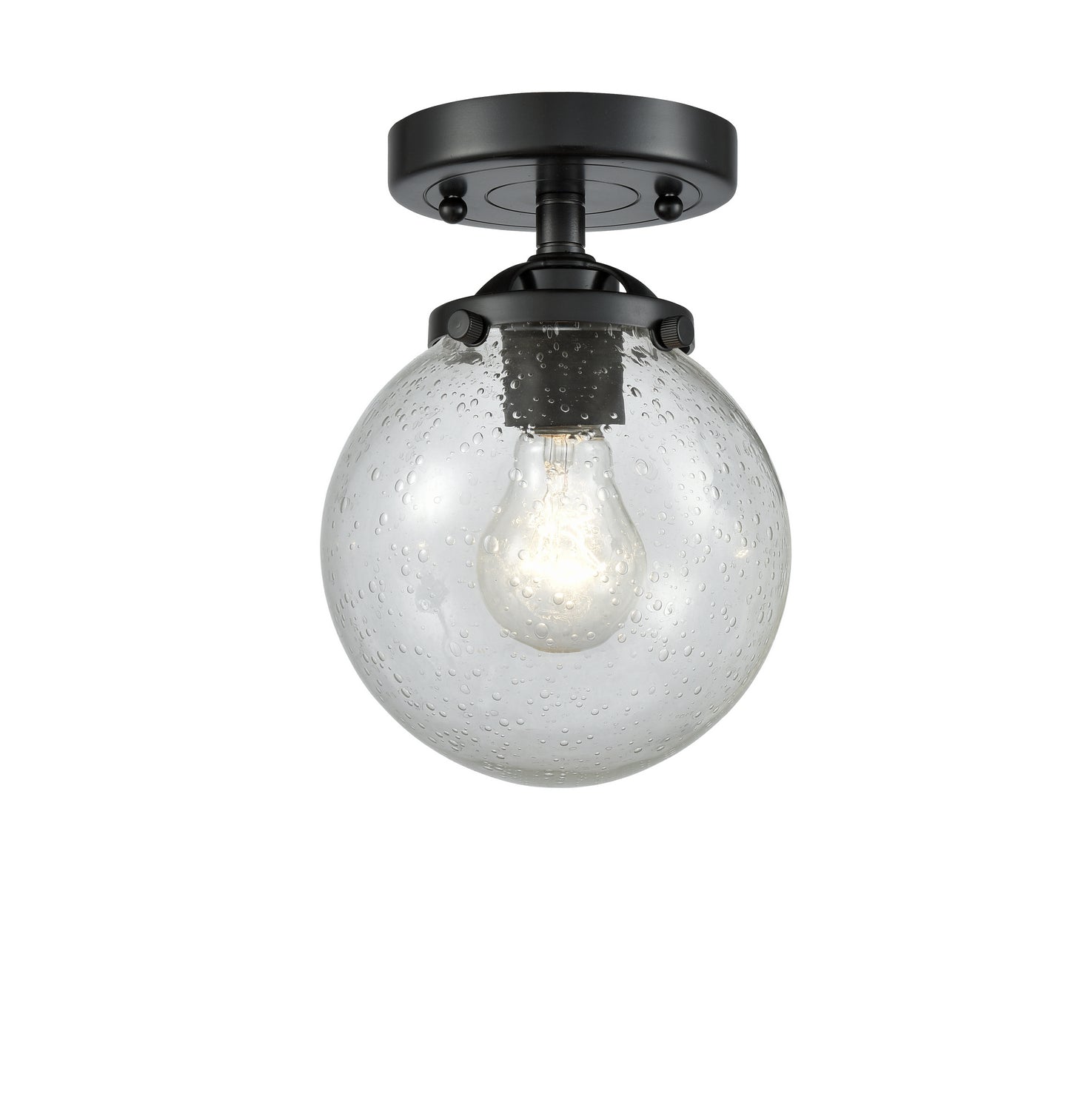 Innovations - 284-1C-OB-G204-6 - One Light Semi-Flush Mount - Nouveau - Oil Rubbed Bronze