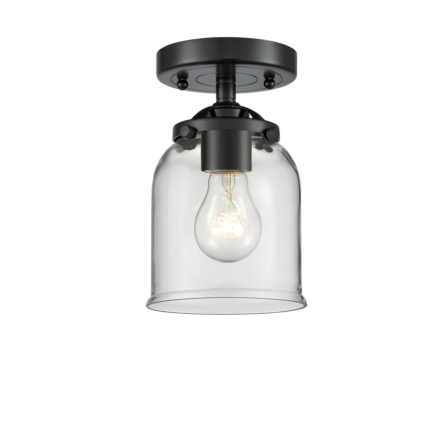 Innovations - 284-1C-OB-G52 - One Light Semi-Flush Mount - Nouveau - Oil Rubbed Bronze