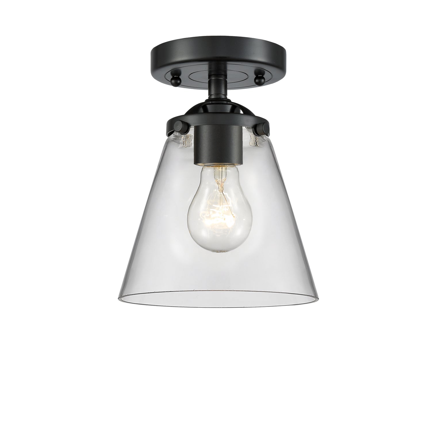 Innovations - 284-1C-OB-G62 - One Light Semi-Flush Mount - Nouveau - Oil Rubbed Bronze