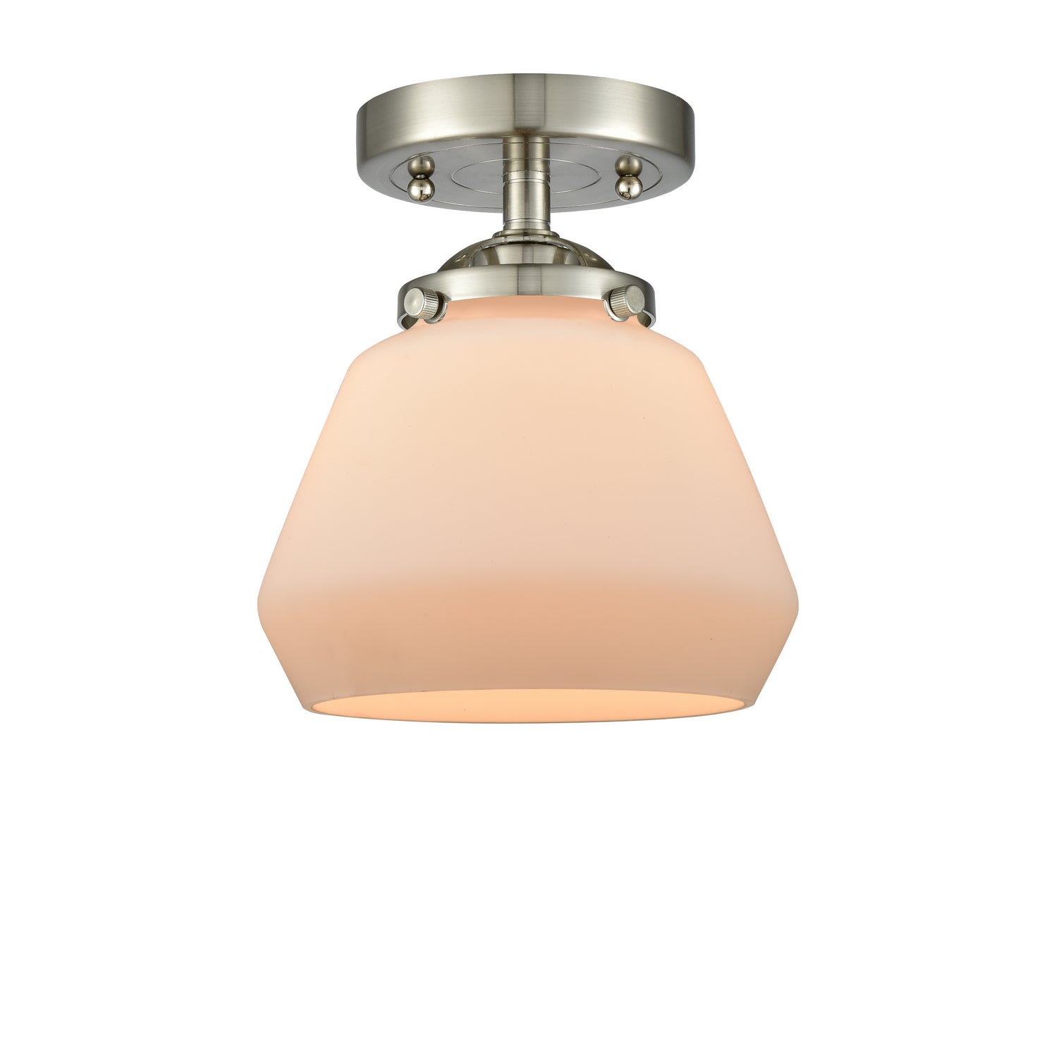 Innovations - 284-1C-SN-G171 - One Light Semi-Flush Mount - Nouveau - Brushed Satin Nickel