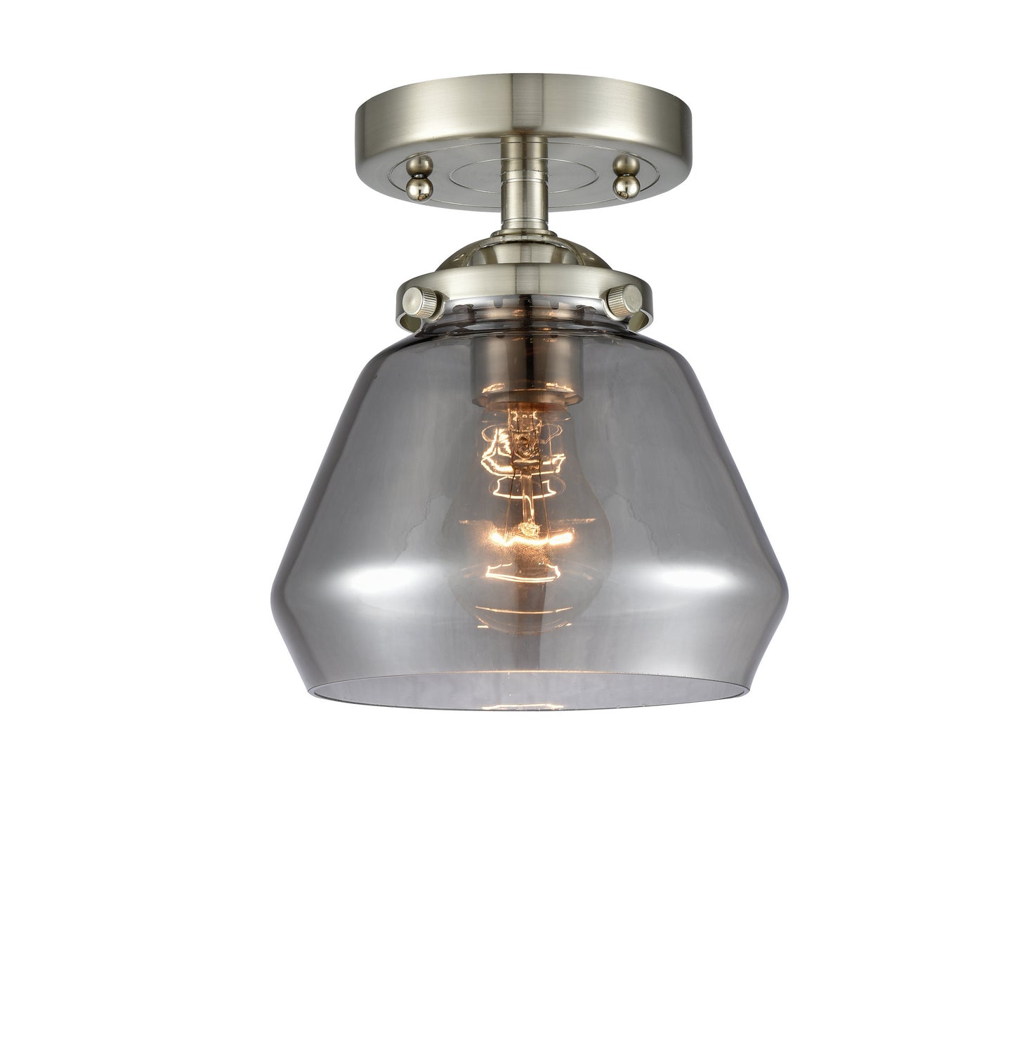 Innovations - 284-1C-SN-G173 - One Light Semi-Flush Mount - Nouveau - Brushed Satin Nickel