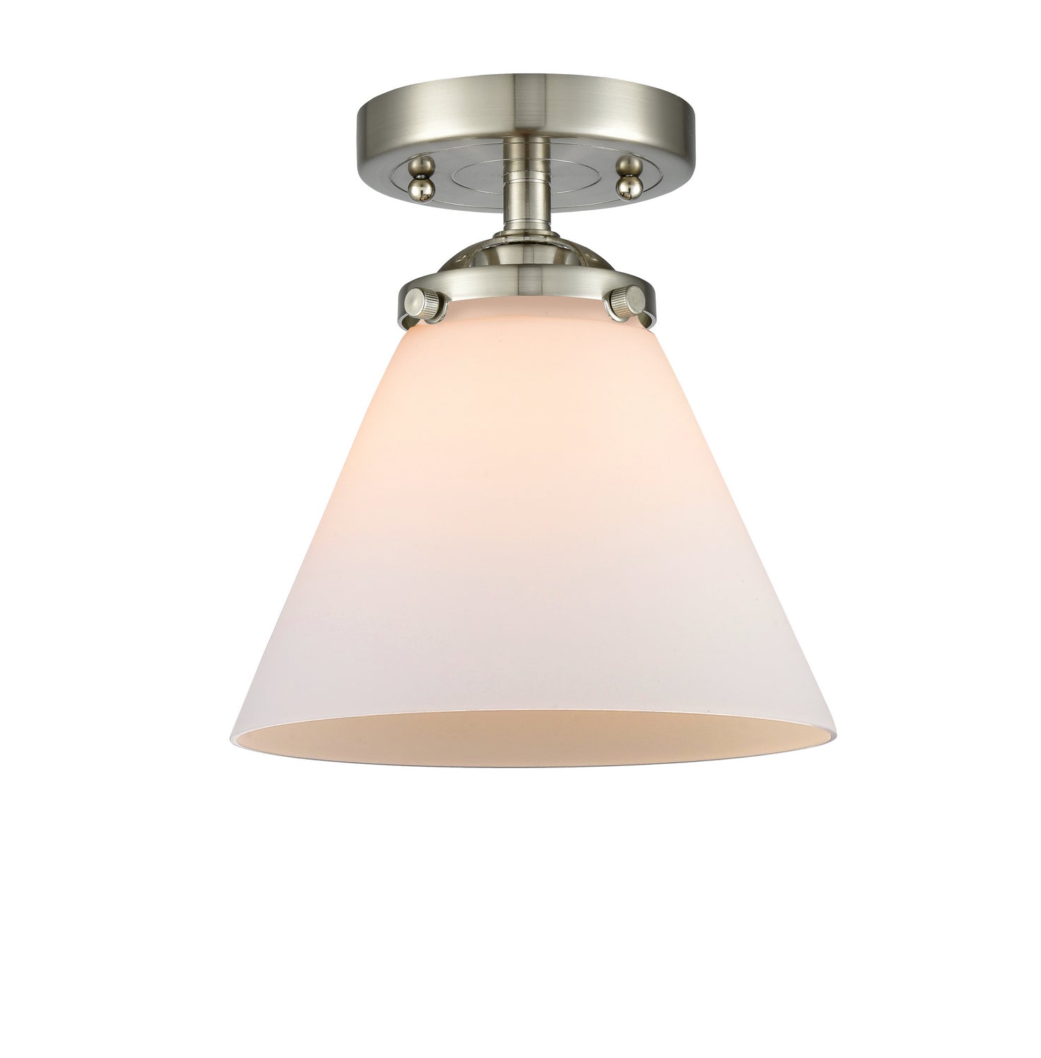 Innovations - 284-1C-SN-G41 - One Light Semi-Flush Mount - Nouveau - Brushed Satin Nickel