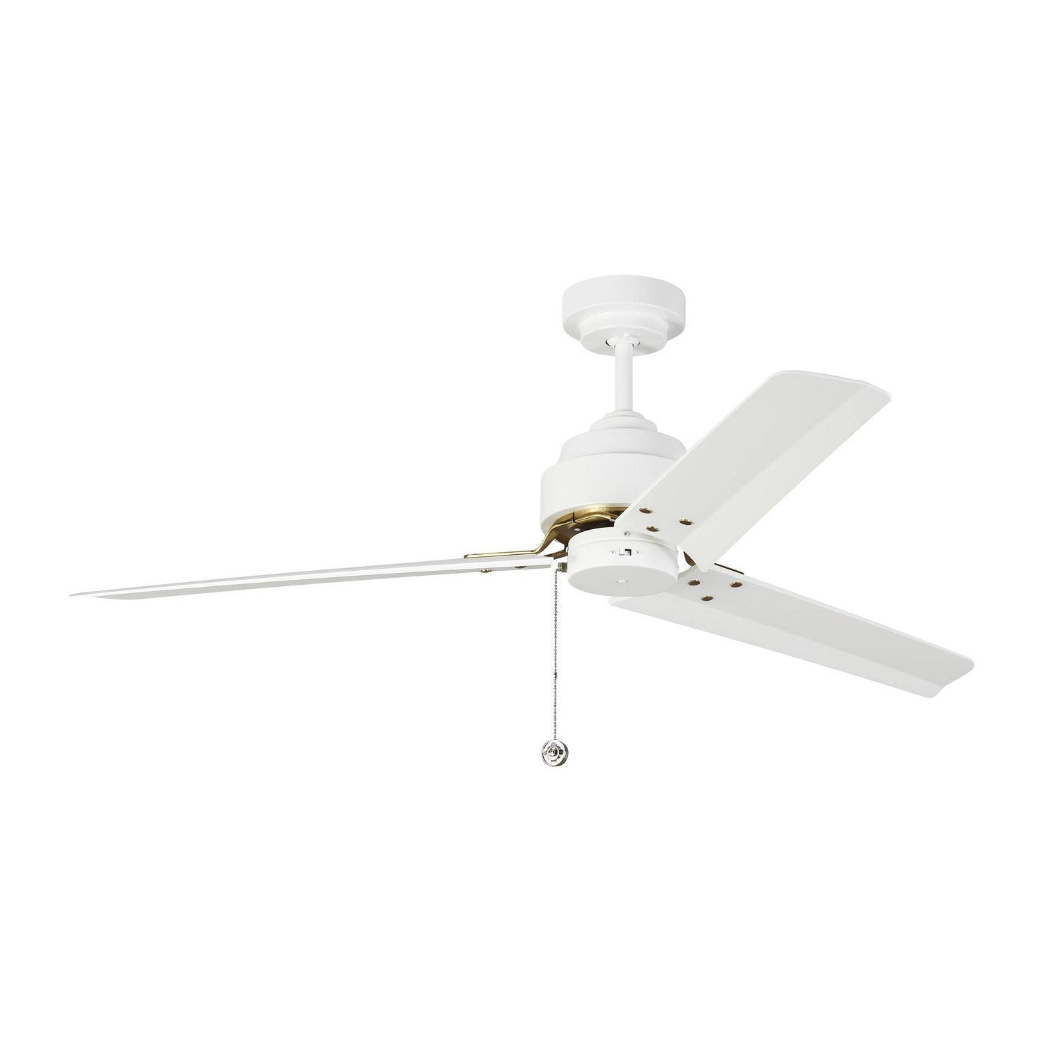 Visual Comfort Fan - 3AR54RZWBBS - 54"Ceiling Fan - Arcade - Matte White