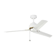 Visual Comfort Fan - 3AR54RZWBBS - 54"Ceiling Fan - Arcade - Matte White