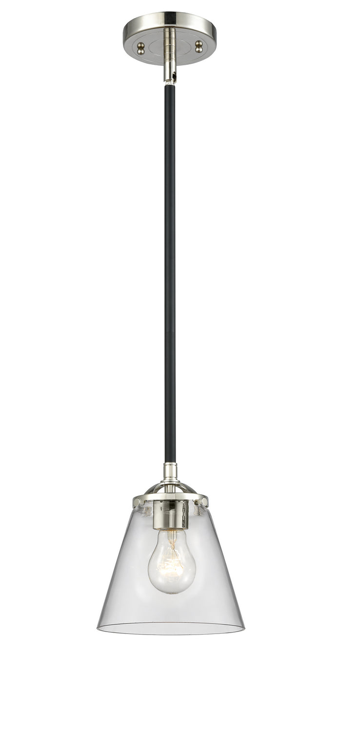 Innovations - 284-1S-BPN-G62 - One Light Mini Pendant - Nouveau - Black Polished Nickel