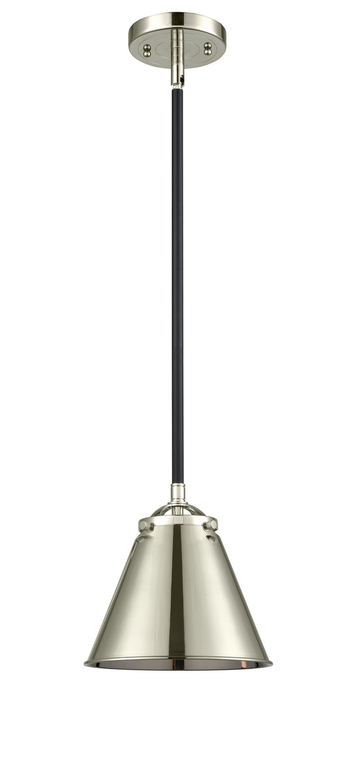 Innovations - 284-1S-BPN-M13-PN - One Light Mini Pendant - Nouveau - Black Polished Nickel