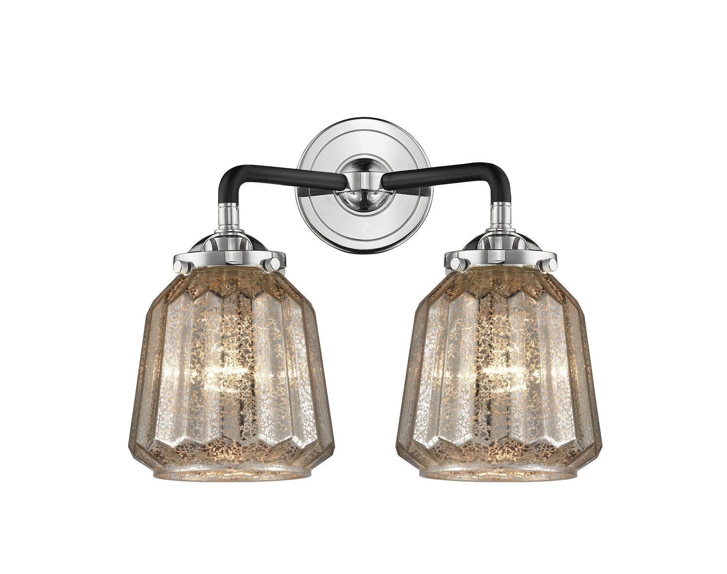 Innovations - 284-2W-BPN-G146 - Two Light Bath Vanity - Nouveau - Black Polished Nickel