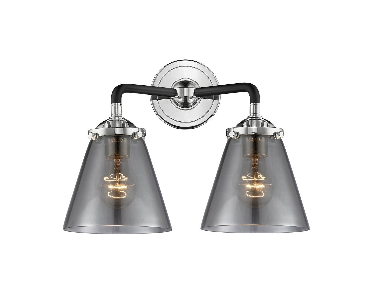 Innovations - 284-2W-BPN-G63 - Two Light Bath Vanity - Nouveau - Black Polished Nickel
