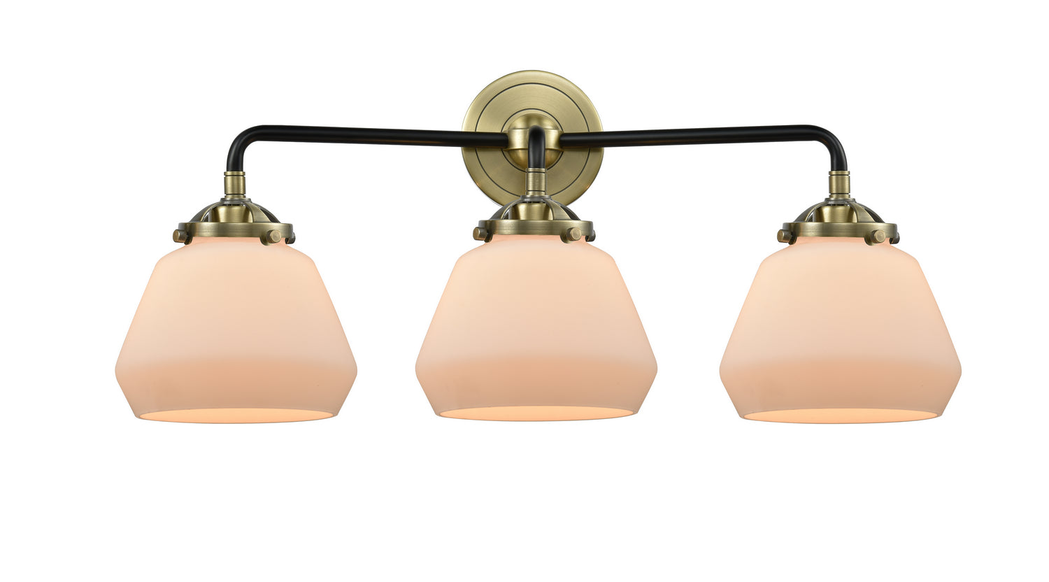 Innovations - 284-3W-BAB-G171 - Three Light Bath Vanity - Nouveau - Black Antique Brass
