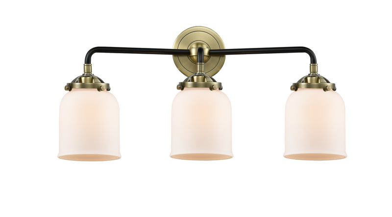 Innovations - 284-3W-BAB-G51 - Three Light Bath Vanity - Nouveau - Black Antique Brass