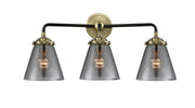 Innovations - 284-3W-BAB-G63 - Three Light Bath Vanity - Nouveau - Black Antique Brass