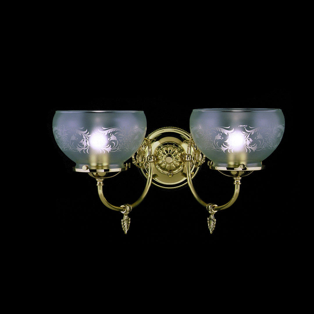 Framburg - 7522 PB - Two Light Wall Sconce - Chancery - Polished Brass