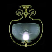 Framburg - 7811 PB - One Light Flush / Semi-Flush Mount - Chancery - Polished Brass