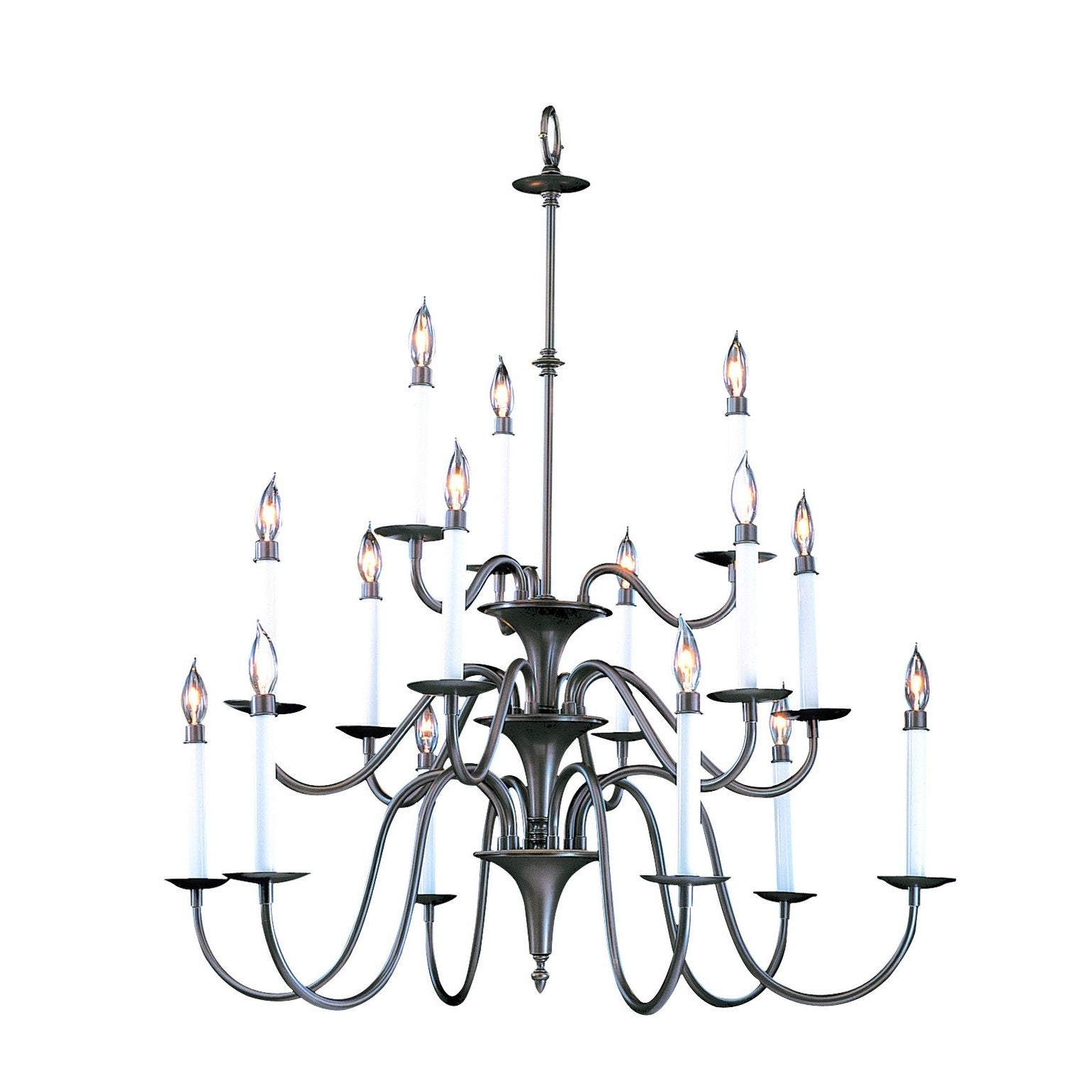 Framburg - 9235 MB - 15 Light Foyer Chandelier - Jamestown - Mahogany Bronze