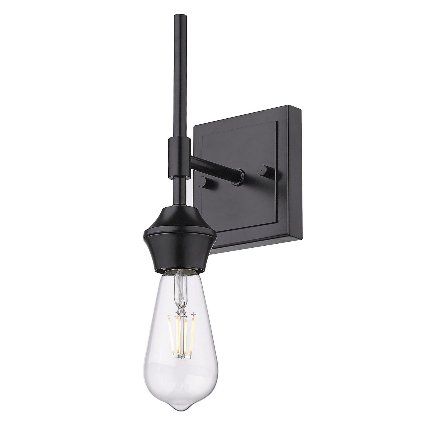 Golden - 2120-BA1 BLK - One Light Bath Vanity - Ormond - Matte Black