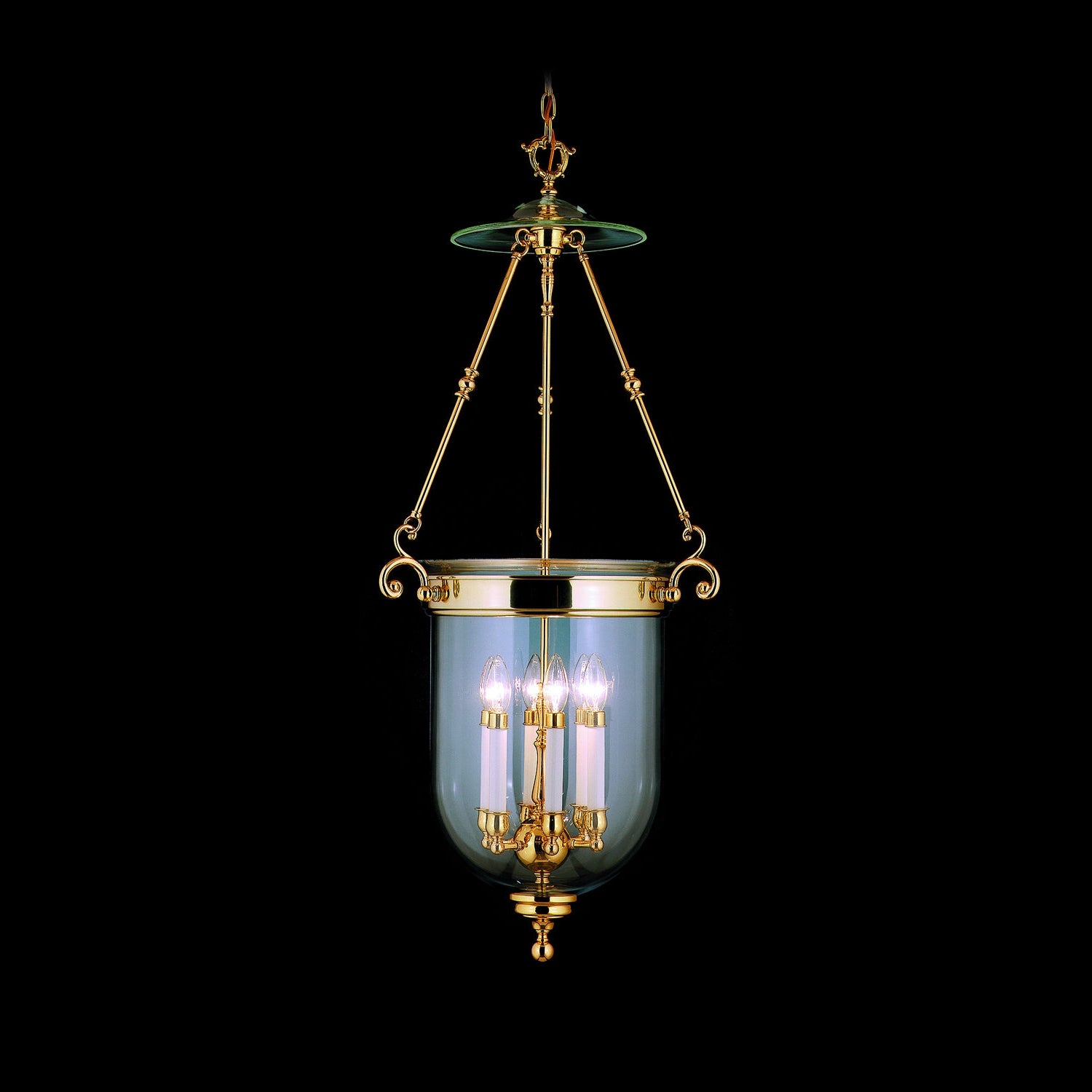 Framburg - 7406 PB - Six Light Foyer Chandelier - Jamestown - Polished Brass