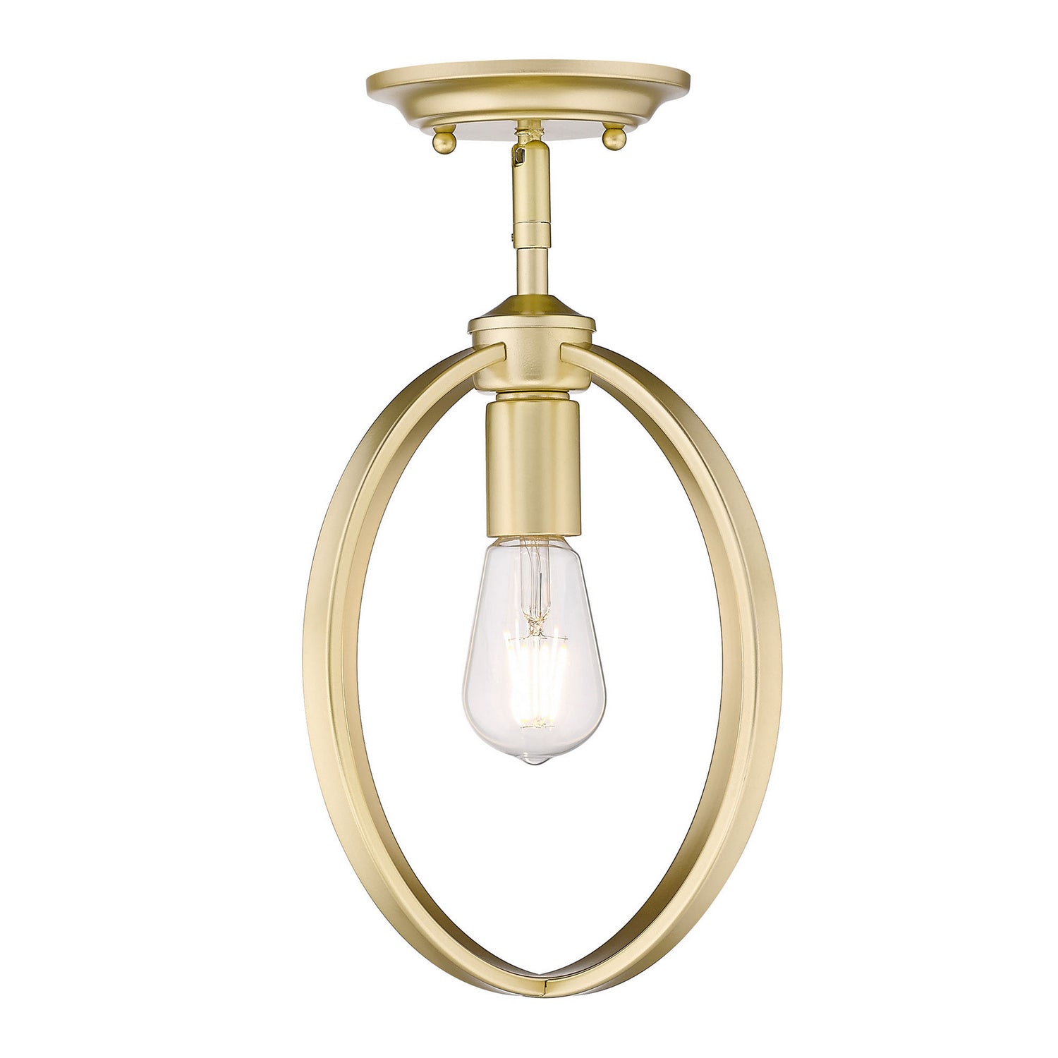 Golden - 3167-M1L OG - One Light Mini Pendant - Colson - Olympic Gold