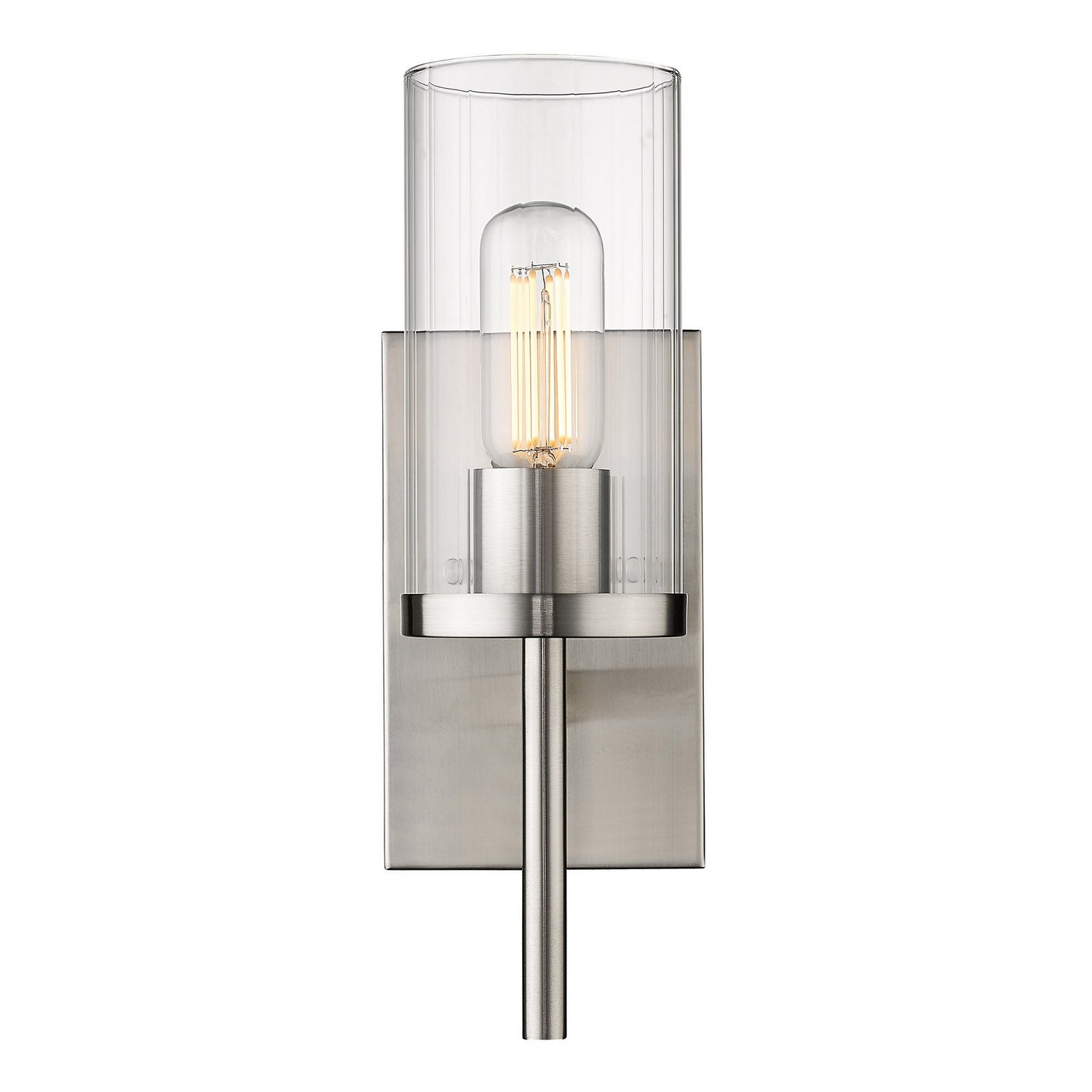 Golden - 7011-1W PW-CLR - One Light Wall Sconce - Winslett - Pewter