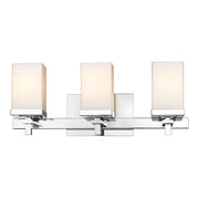 Golden - DDDD-BA3 - Three Light Bath Vanity - Maddox - Chrome