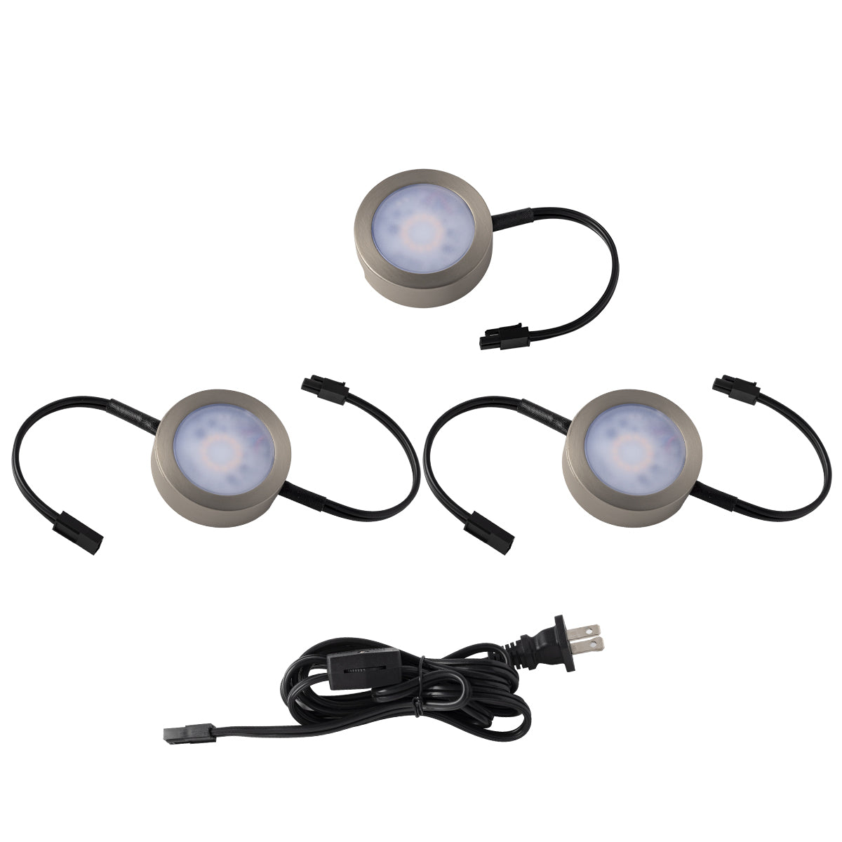 W.A.C. Lighting - HR-AC73-CS-BN - LED Puck Light Kit - Cct Puck - Brushed Nickel