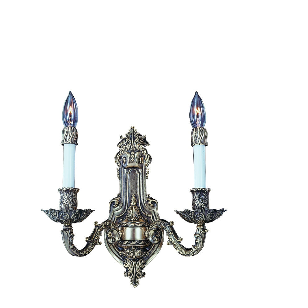 Framburg - 8702 FB - Two Light Wall Sconce - Napoleonic - French Brass