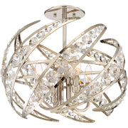 Quoizel - PCCN1718PK - Four Light Semi-Flush Mount - Crescent - Polished Nickel