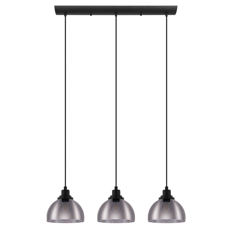 Eglo USA - 98384A - Three Light Pendant - Beleser - Matte Black