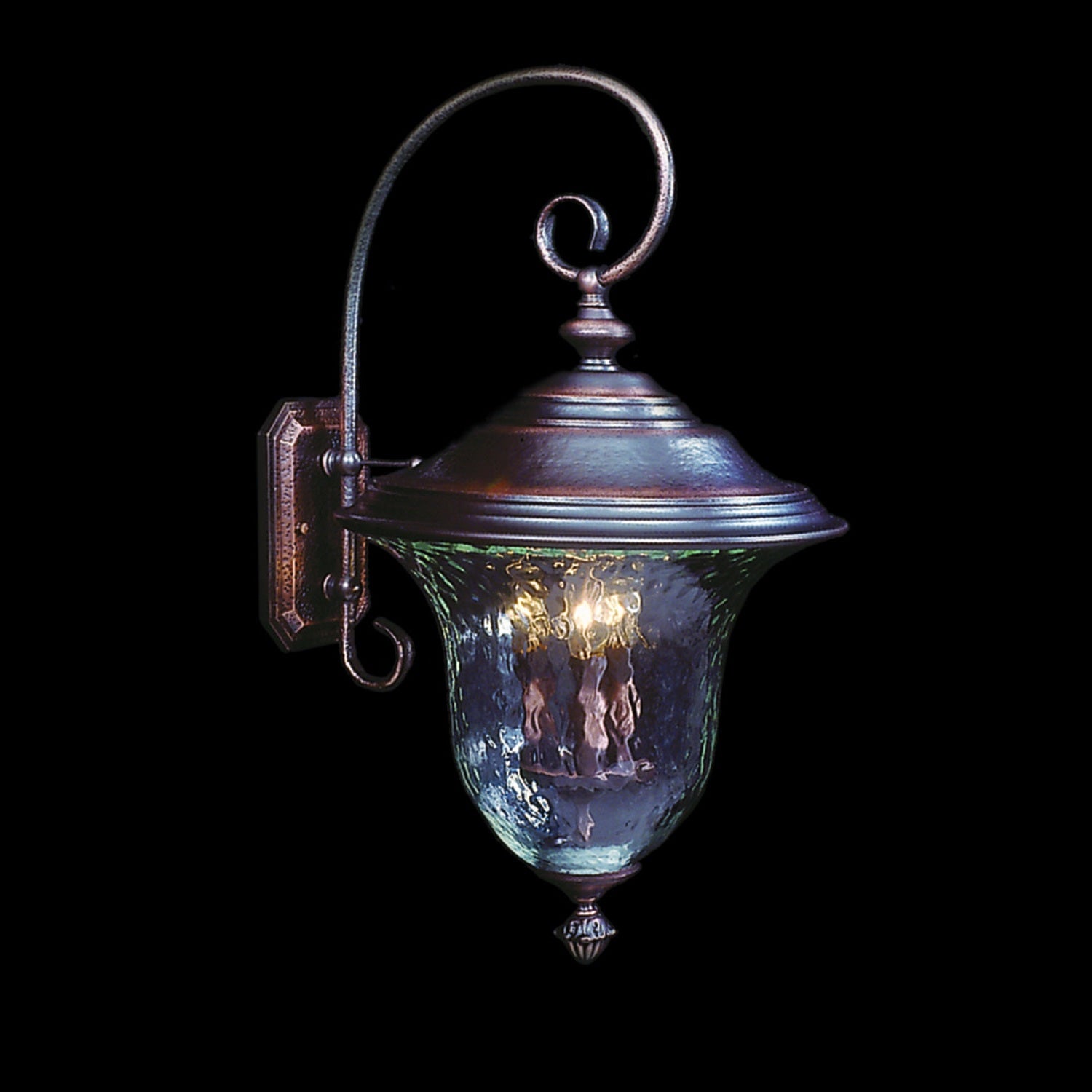 Framburg - 8330 SBR - Three Light Exterior Wall Mount - Carcassonne - Siena Bronze