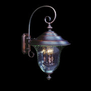 Framburg - 8330 SBR - Three Light Exterior Wall Mount - Carcassonne - Siena Bronze