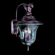 Framburg - 8508 SBR - Three Light Exterior Wall Mount - Carcassonne - Siena Bronze