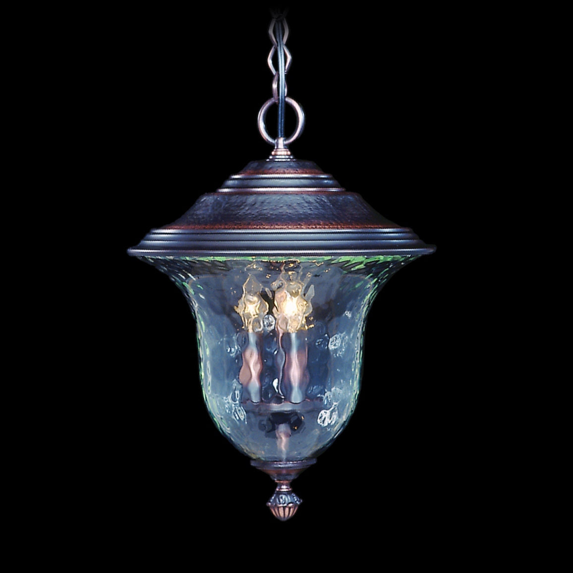 Framburg - 8331 SBR - Three Light Exterior Ceiling Mount - Carcassonne - Siena Bronze
