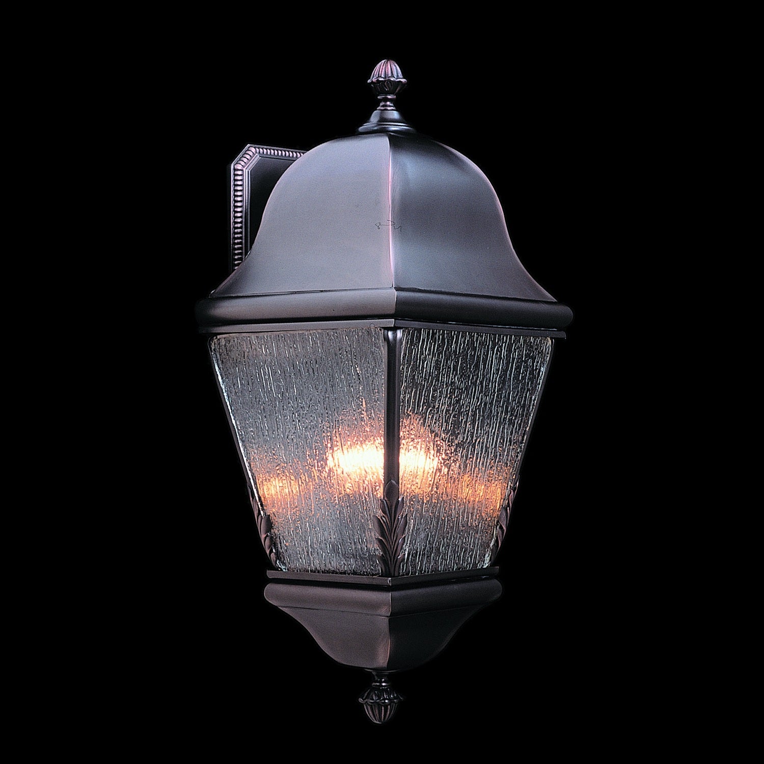 Framburg - 9590 SBR - Three Light Exterior Wall Mount - Coeur De Lion - Siena Bronze