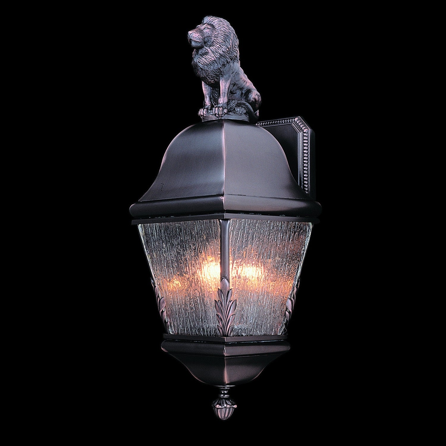 Framburg - 9605 SBR - Three Light Exterior Wall Mount - Coeur De Lion - Siena Bronze