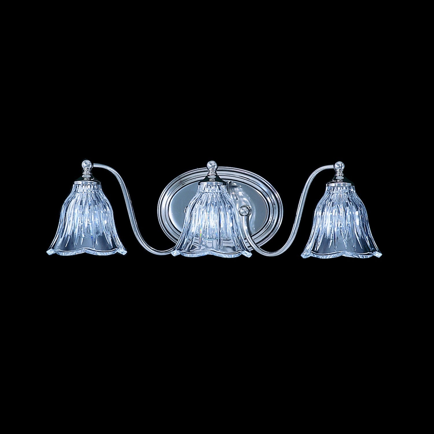 Framburg - 8173 PN - Three Light Wall Sconce - Geneva - Polished Nickel