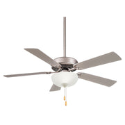 Minka Aire - F448L-BS - 52"Ceiling Fan - Contractor Ii Uni-Pack - Brushed Steel
