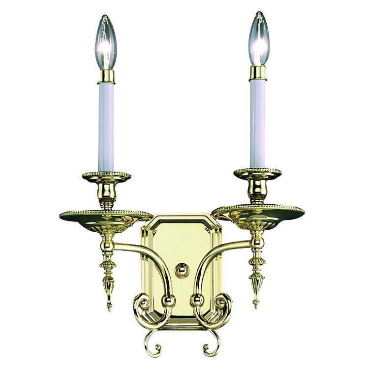 Framburg - 7662 PB - Two Light Wall Sconce - Kensington - Polished Brass