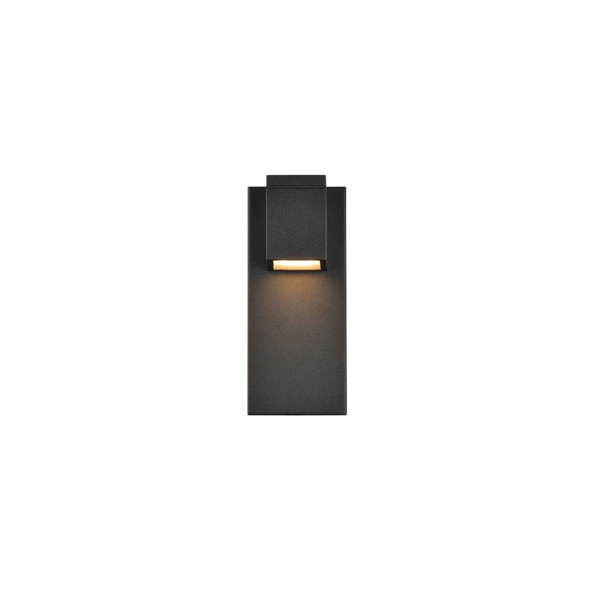 Elegant Lighting - LDOD4007BK - LED Outdoor Wall Lamp - Raine - black