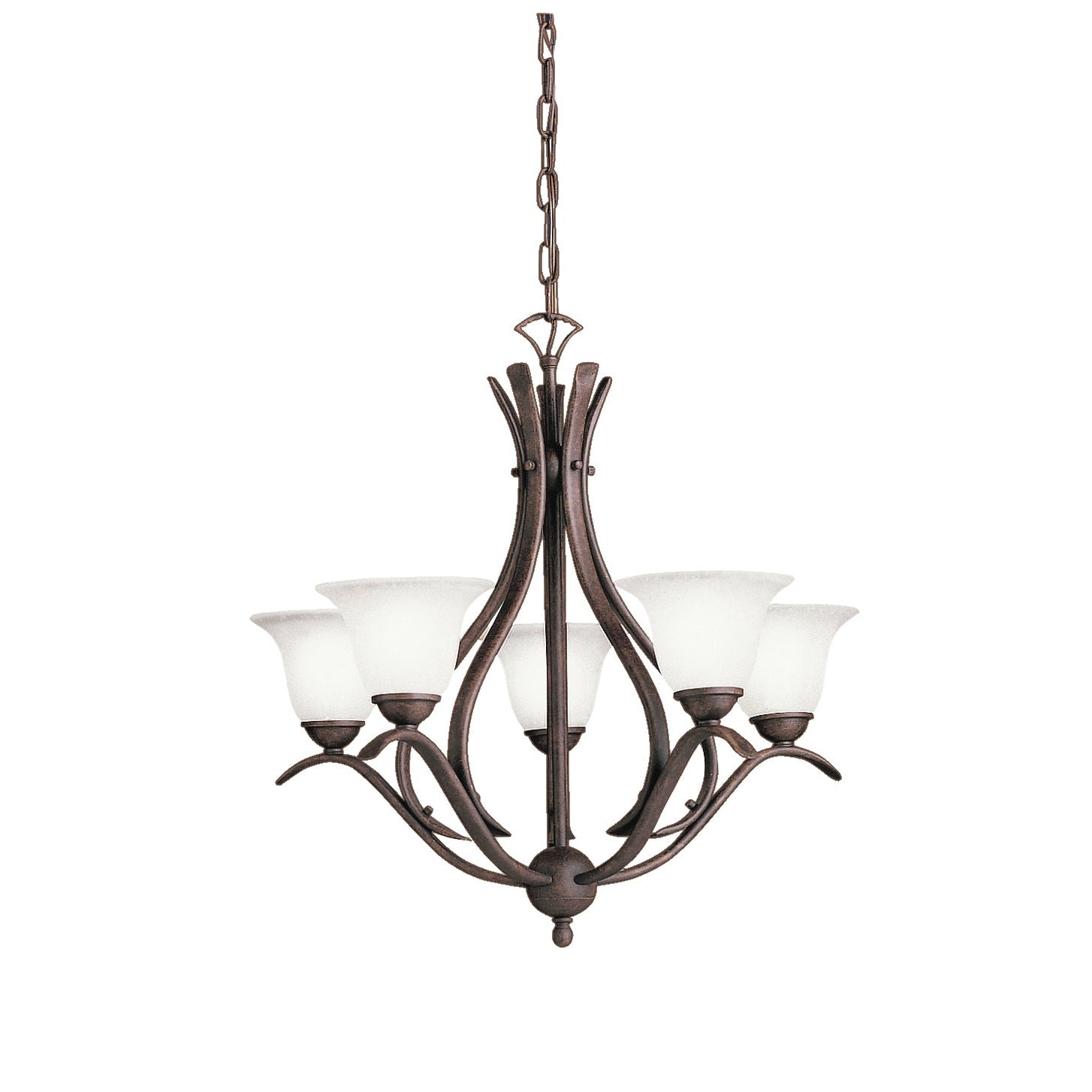 Kichler - 2020TZ - Five Light Chandelier - Dover - Tannery Bronze