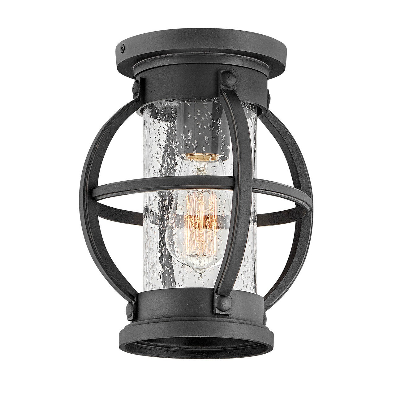 Hinkley - 21003MB - LED Outdoor Ceiling Mount - Chatham - Museum Black
