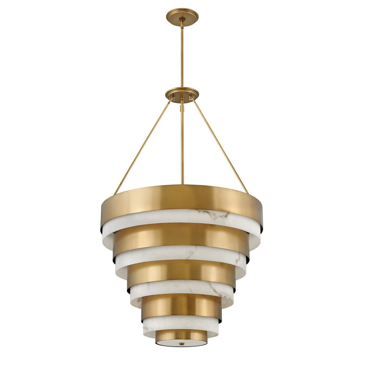 Hinkley - 30188HB - LED Chandelier - Echelon - Heritage Brass