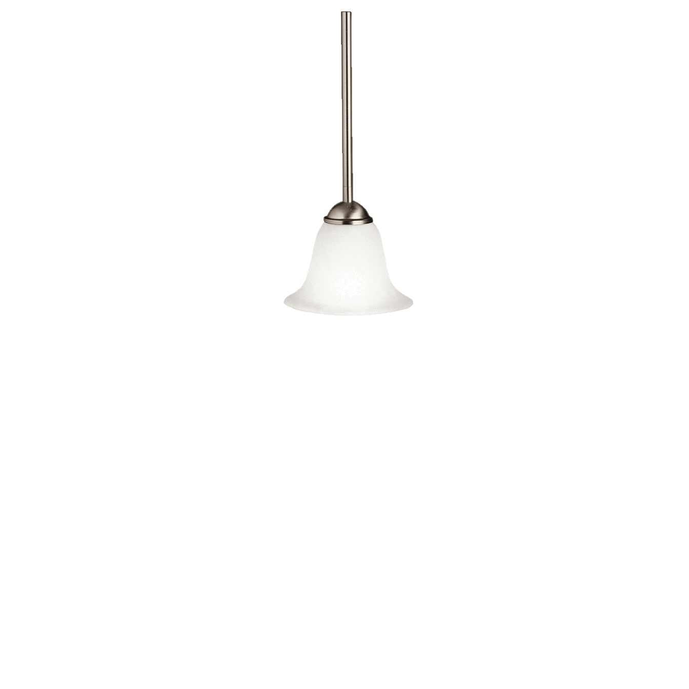 Kichler - 2771NI - One Light Mini Pendant - Dover - Brushed Nickel