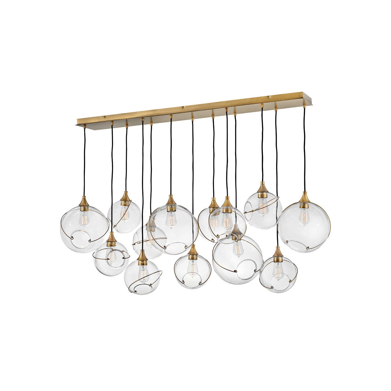 Hinkley - 30305HBR - LED Chandelier - Skye - Heritage Brass