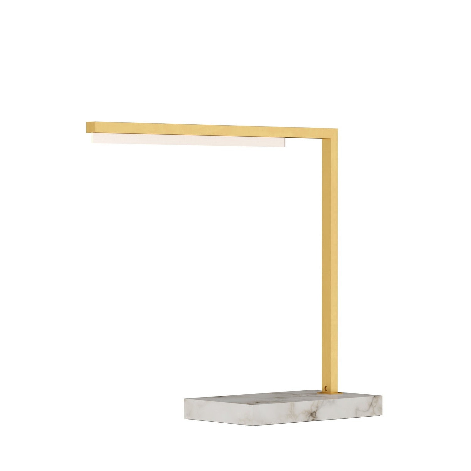 Visual Comfort Modern - 700PRTKLE18NB-LED927 - LED Table Lamp - Klee - Natural Brass/White Marble