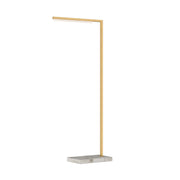 Visual Comfort Modern - 700PRTKLE43NB-LED927 - LED Floor Lamp - Klee - Natural Brass/White Marble