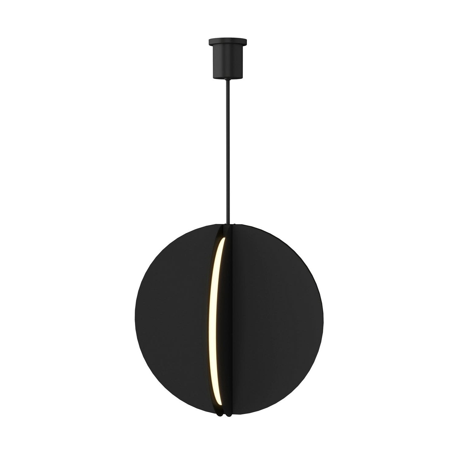 Visual Comfort Modern - 700TDBAU28B-LED930 - LED Pendant - Bau - Nightshade Black
